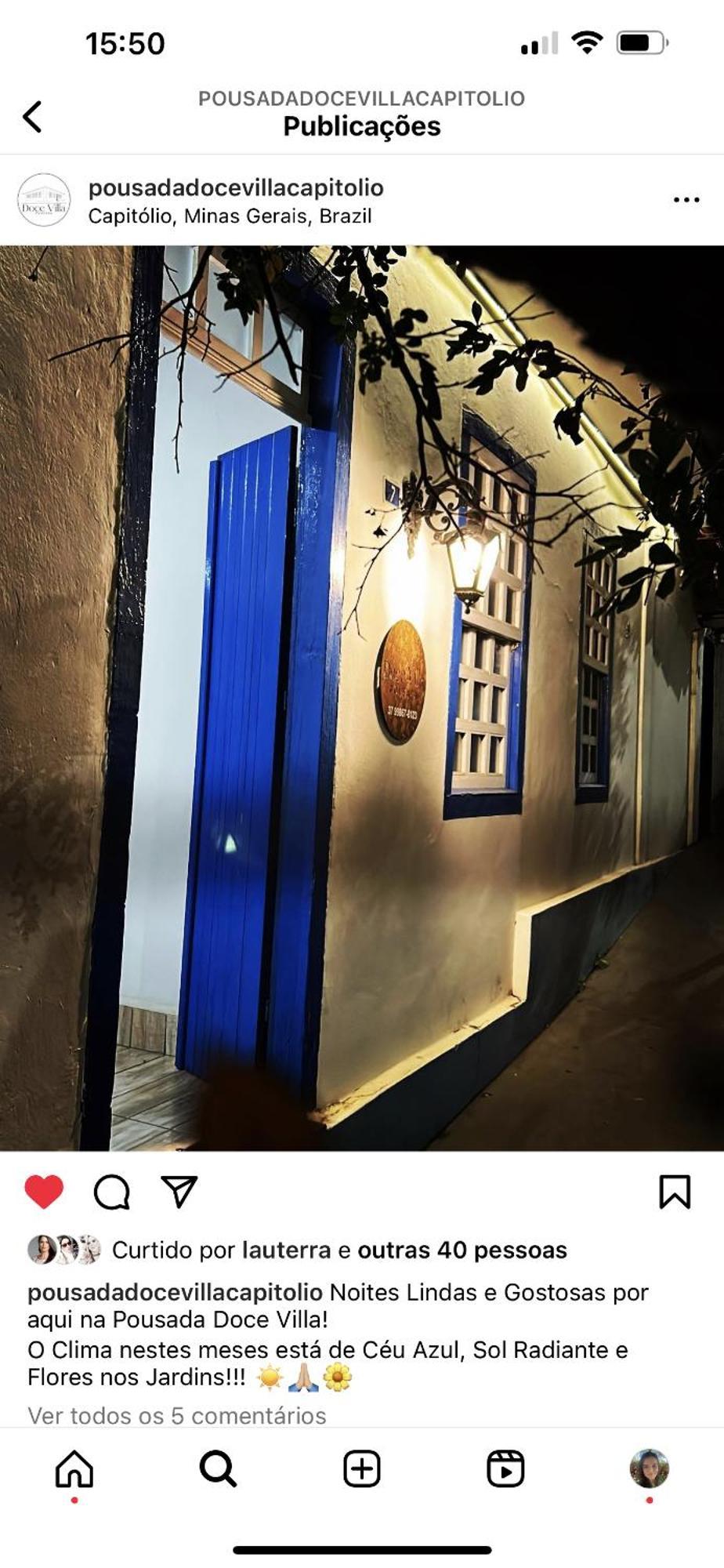 Pousada Doce Villa Capitólio Zewnętrze zdjęcie